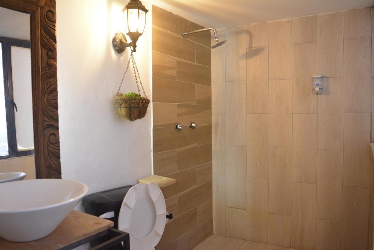 Monkstel Puebla Hotel Momoxpan Bagian luar foto